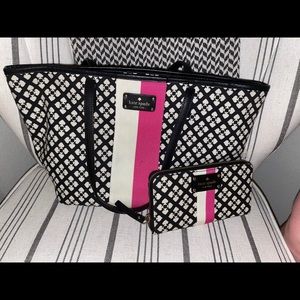 *almost NEW* KATE SPADE tote and wallet